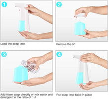 Load image into Gallery viewer, LAOPAO Soap Dispenser, Touchless Foaming Dispenser Hand Free Countertop...