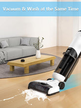 Load image into Gallery viewer, Cordless Wet Dry Vacuum Cleaner, Hardwood Floor Cleaner Mop All White