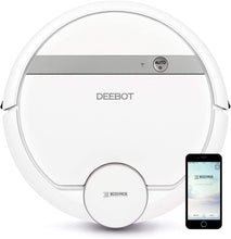 Load image into Gallery viewer, Ecovacs Deebot 907 Smart Robotic Vacuum, Carpet, Bare Floors, Pet Hair +...