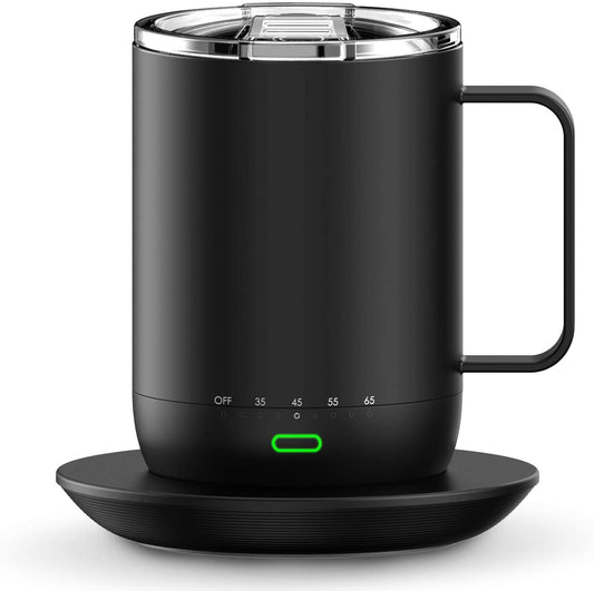 Smart Mug Warmer with Double Vacuum Insulation,VSITOO S3 Pro App Black