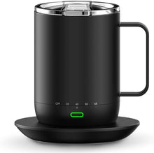 Load image into Gallery viewer, Smart Mug Warmer with Double Vacuum Insulation,VSITOO S3 Pro App Black