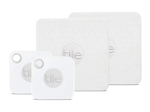 Tile Mate with Replaceable Battery and Slim - 4 pack (2 x Mate, 2 x...