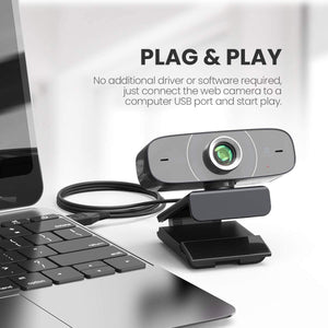 Webcam 1080P with Microphone HD Web Cam 30fps, Vitade 826M USB Computer Web...