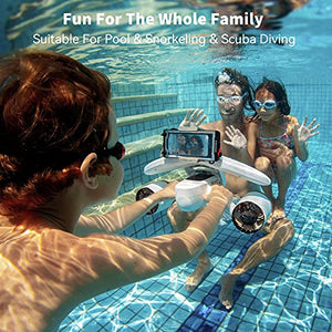 WINDEK SUBLUE WhiteShark Mix Pro Underwater Scooter with Action Black