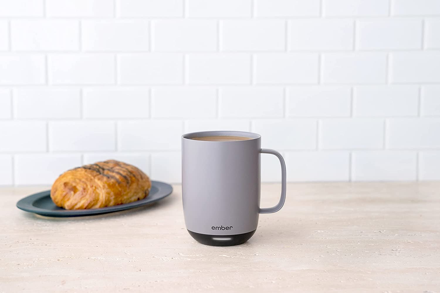 Temperature Control Smart Mug 2 by Ember, 14 Oz Heated Coffee Mug