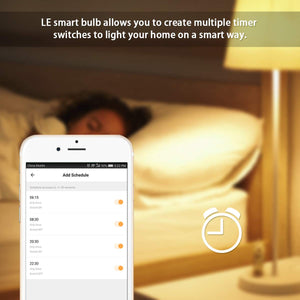 LE LampUX WiFi Smart Light Bulbs Works with Alexa, Google Assistant, IFTTT,...