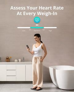 eufy Smart Scale P2 Pro, Digital Bathroom with Wi-Fi Black