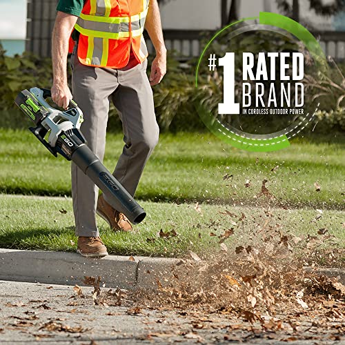 EGO Power+ LB5302 3-Speed Turbo 56-Volt 530 CFM Cordless Leaf Blower 2.5Ah...