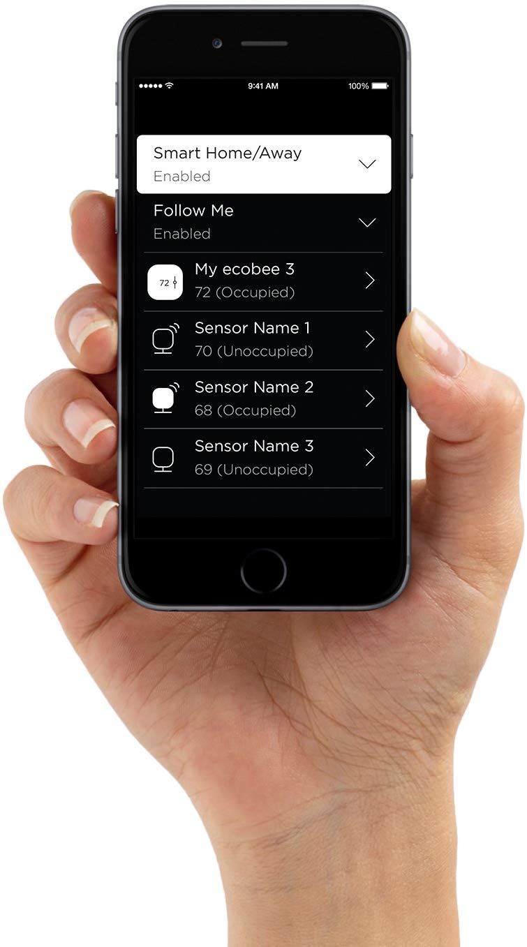 ecobee3 lite Smart Thermostat, 2nd Gen, Black