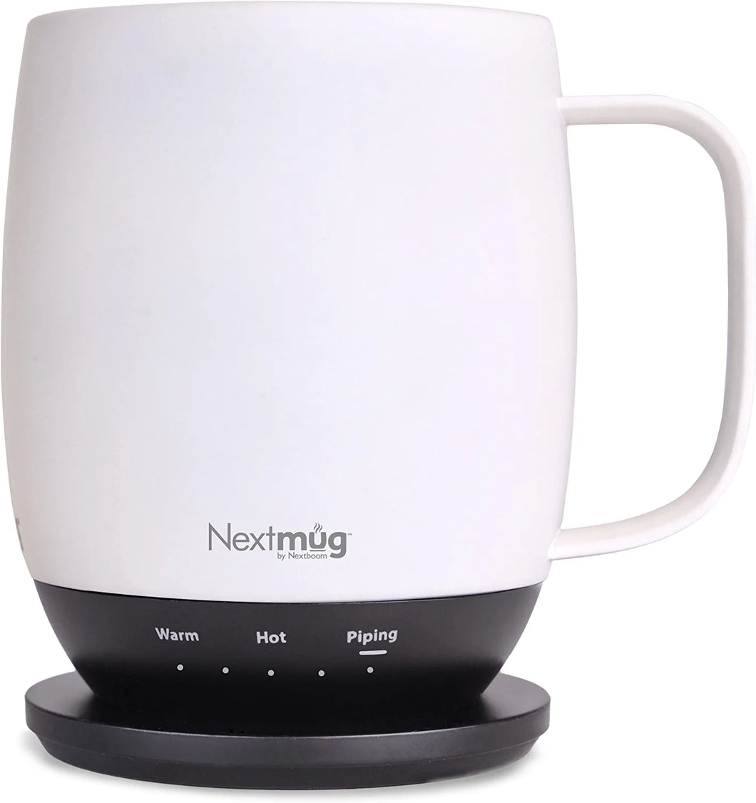 Nextmug - Temperature-Controlled, Self-Heating Coffee Mug (Burgundy - 14  oz.)