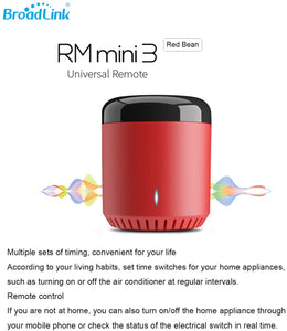 Broadlink New Red Bean RM Mini 3 All-in-One IR Universal Remote NEW MINI3