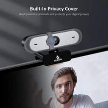 Load image into Gallery viewer, NexiGo N660P 1080P 60FPS Webcam with Software Control, Dual Microphone Black