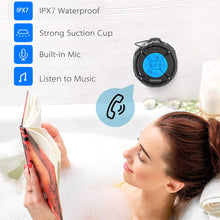 Load image into Gallery viewer, [2019 Version] Portable Shower Speaker,TOPROAD IPX7 Waterproof Wireless...