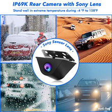 Load image into Gallery viewer, PORMIDO Mirror Dash Cam Backup Camera 12&quot; Full Screen Rear View