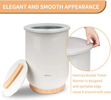Load image into Gallery viewer, Keenray Bucket Style Towel Warmers, Luxury Warmer, Fog Gray
