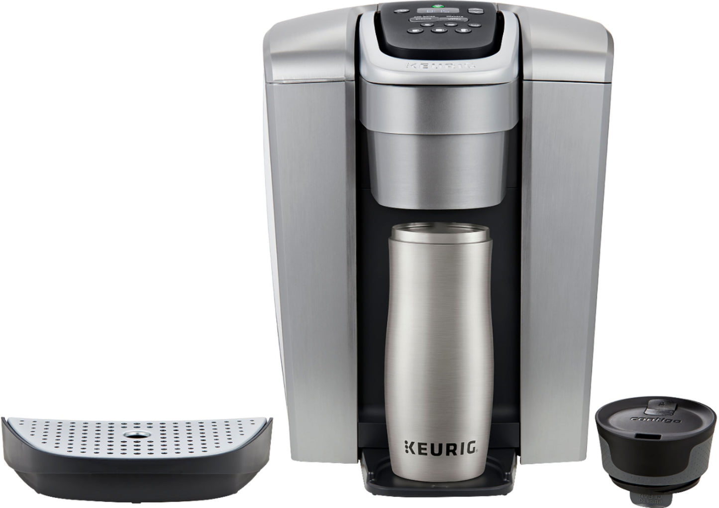 Keurig - K-Elite Single Serve K-Cup Pod Coffee Maker - Brushed Silver