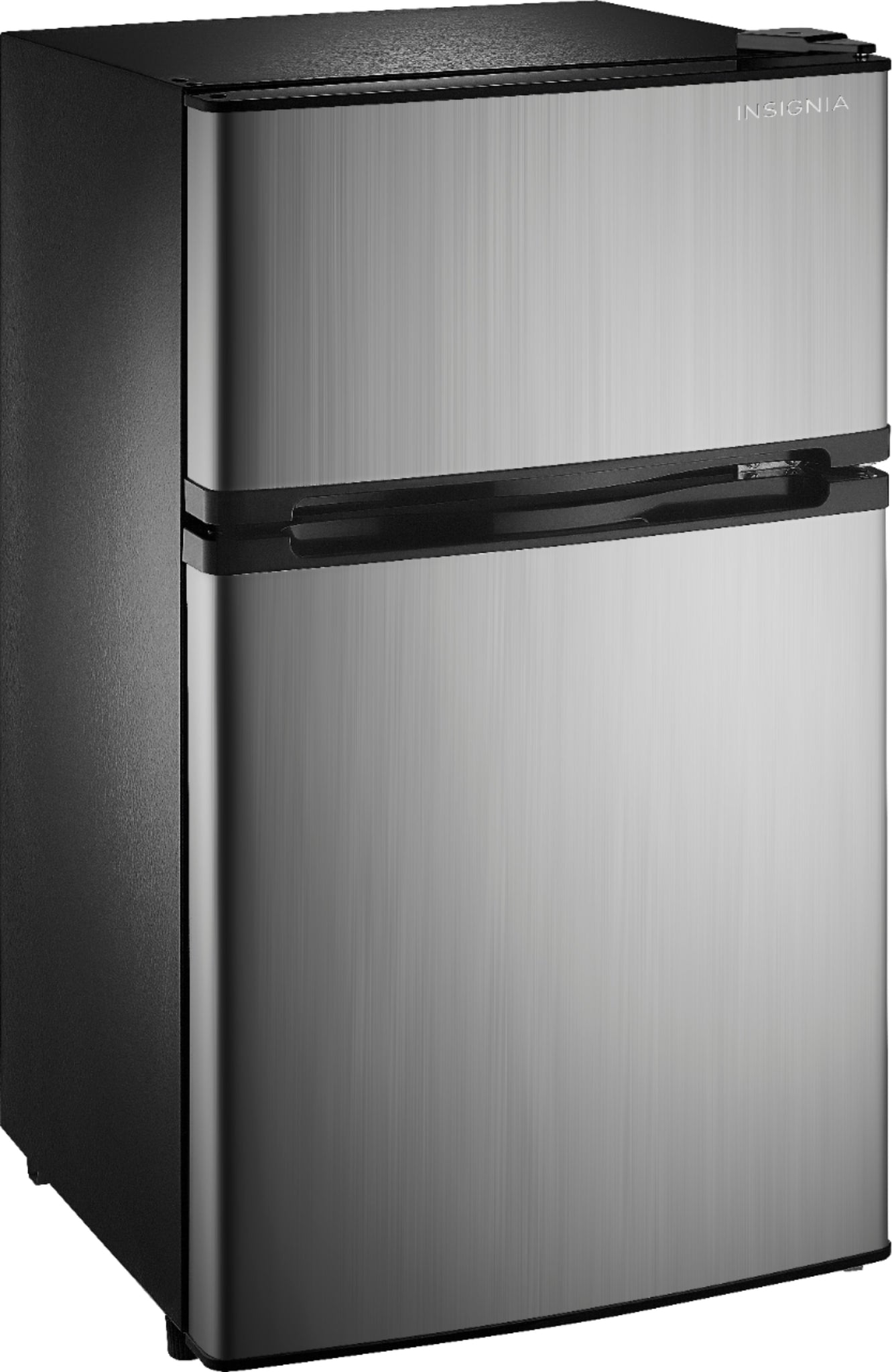 Insignia™ - 3.0 Cu. Ft. Mini Fridge with Top Freezer - Stainless steel –  Deal Supplies