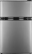 Load image into Gallery viewer, Insignia™ - 3.0 Cu. Ft. Mini Fridge with Top Freezer - Stainless steel