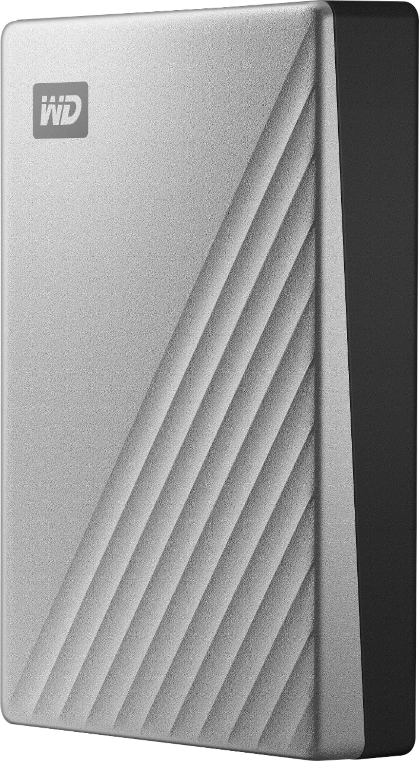 WD - My Passport Ultra 4TB External USB 3.0 Portable Hard Drive with Silver