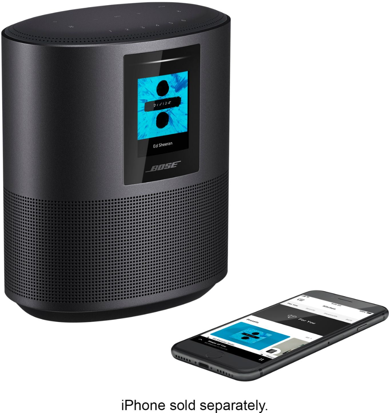 Bose - Home Speaker 500 with Built-In Amazon Alexa and Google Triple Black