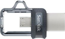 Load image into Gallery viewer, SanDisk - Ultra 128GB USB 3.0, Micro Flash Drive - Grey/Transparent