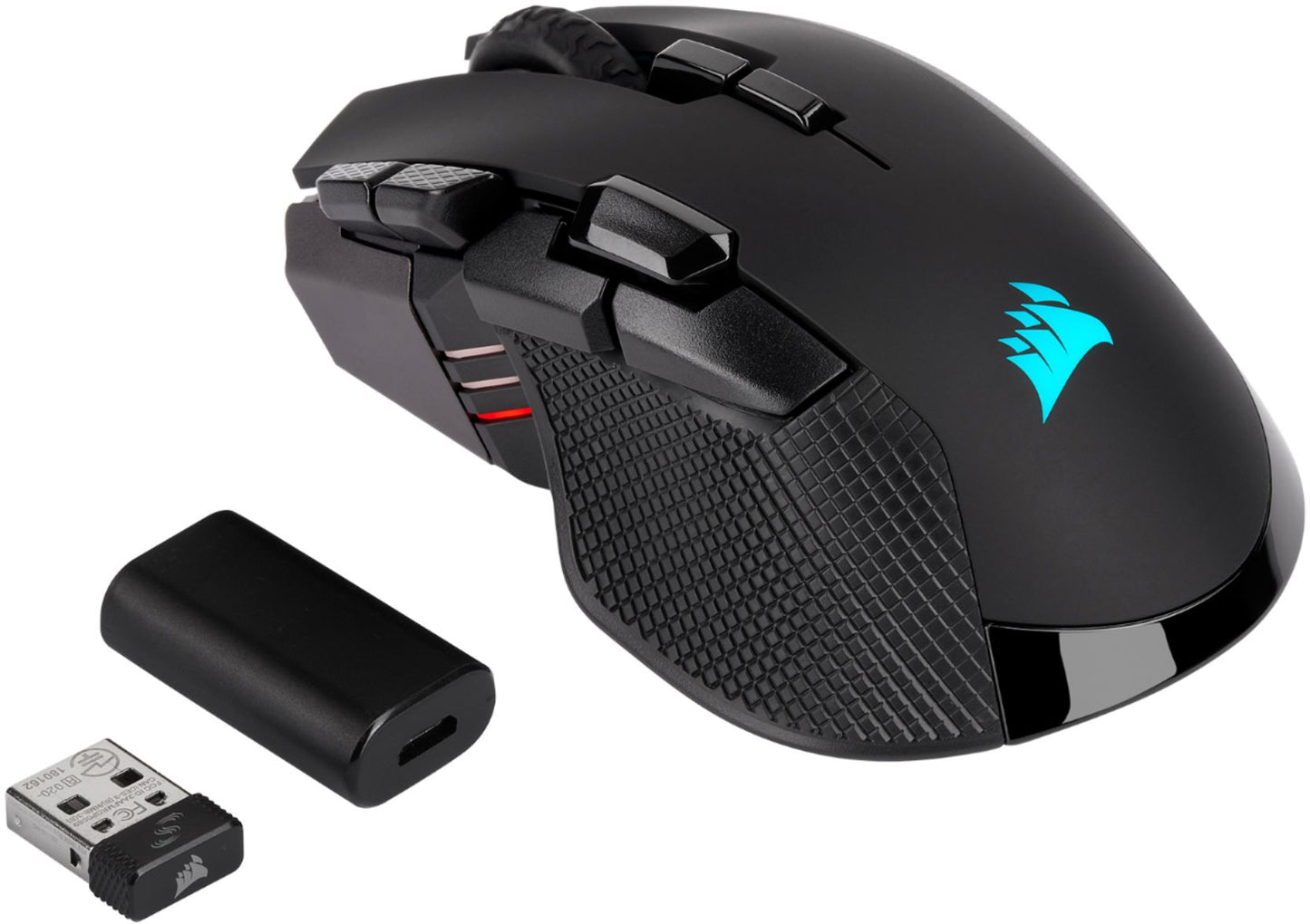 CORSAIR - IRONCLAW RGB Wireless Optical Gaming Mouse - Black