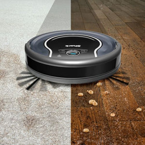 Shark - ION ROBOT Wi-Fi Connected Robot Vacuum - Black/Navy Blue