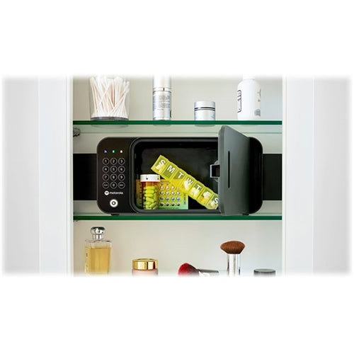 Motorola - Safe for Medications and Everyday Items with Electronic Keypad...