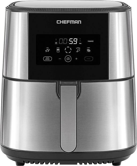Chefman TurboFry XL 8 Quart Air Fryer, Digital Touchscreen w/ Presets &...
