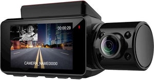Rexing - V3 Plus Front and Cabin Dash Cam - Black