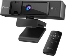 Load image into Gallery viewer, j5create - USB™ 4K ULTRA HD Webcam with 5x Digital Zoom Remote Control -...