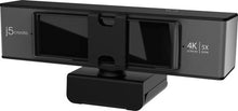 Load image into Gallery viewer, j5create - USB™ 4K ULTRA HD Webcam with 5x Digital Zoom Remote Control -...