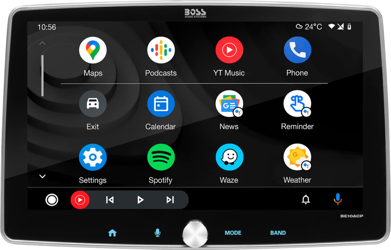 BOSS Audio - 10.1" Android Auto and Apple CarPlay Car Multimedia Receiver -...