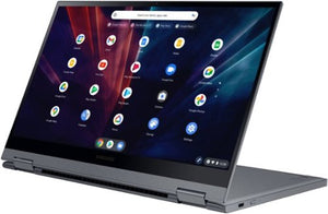 Samsung - Galaxy Chromebook 2 - 13.3" QLED Touch-Screen - Intel Celeron -...