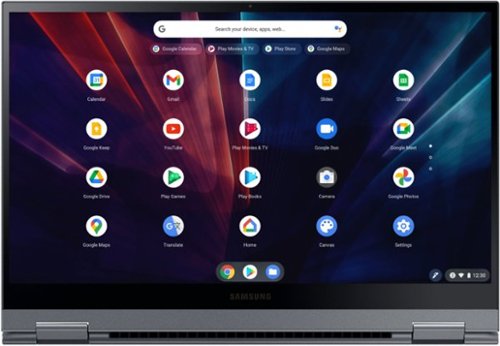 Samsung - Galaxy Chromebook 2 - 13.3" QLED Touch-Screen - Intel Celeron -...
