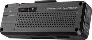 THINKWARE - F200 PRO Front and Rear Dash cam with GPS Accessory - Black