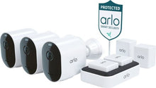 Load image into Gallery viewer, Arlo - Pro 4 Spotlight Camera Security Bundle - 3 Wire-Free Cameras...