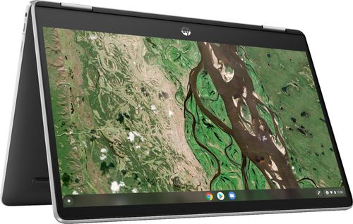 HP - 14" 2-In-1  Touchscreen Chromebook - Intel Celeron - 4GB Memory - 32GB...
