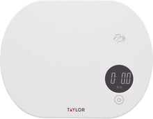 Load image into Gallery viewer, Taylor - Touchless Tare Digital Kitchen Scale - White