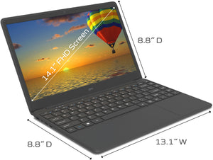 Geo - GeoBook 240 14.1-inch FHD Laptop - Intel Pentium Silver Quad Core...