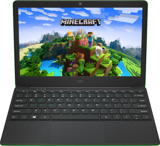 Geo - GeoBook 120 Minecraft Edition 12.5-inch HD Laptop - Intel Celeron Quad...