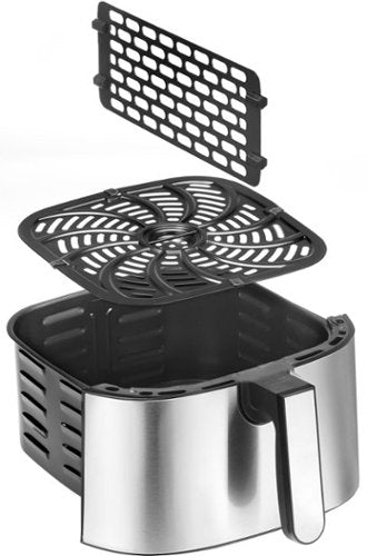 Chefman TurboFry Air Fryer, 8 Qt. Square Basket w/ Divider for Dual Cooking...