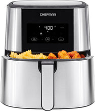 Load image into Gallery viewer, Chefman TurboFry Air Fryer, 8 Qt. Square Basket w/ Divider for Dual Cooking...