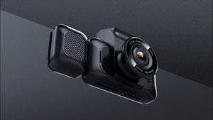 Rexing - V5 Plus 3-Channel 4K Dash Cam 2.7" LCD with Voice Control, Wi-Fi,...