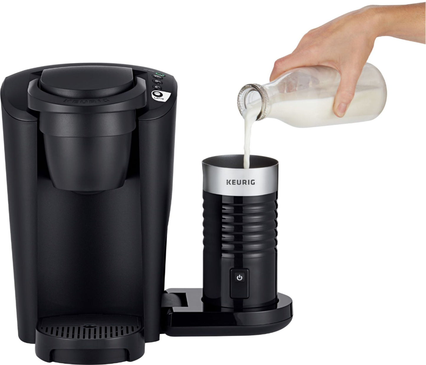 Keurig - K Latte Single Serve K-Cup Pod Coffee Maker - Black