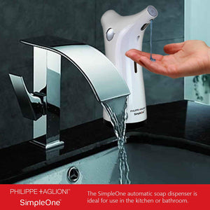 Simpleone Automatic Touchless Soap Dispenser New Improved Design – White