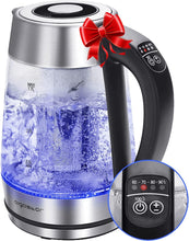 Load image into Gallery viewer, Aigostar Electric Kettle Temperature Control &amp; Tea Infuser 1.7L, Hot Black