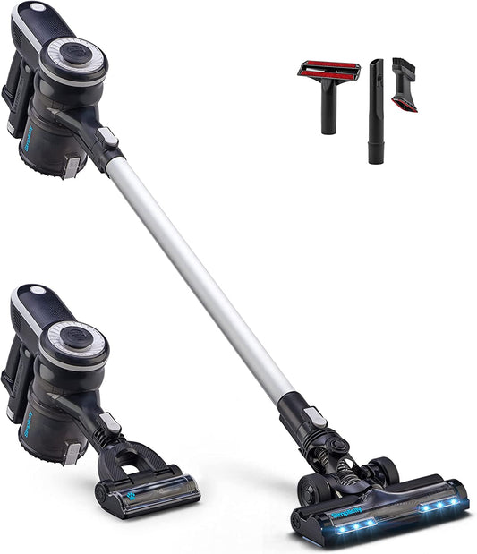 Simplicity S65D Cordless Vacuum Cleaner Pet Hair Deluxe, Lightweight Black
