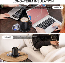 Load image into Gallery viewer, vsitoo S3 Pro Temperature Control Smart Mug with Lid, Coffee Warmer Black