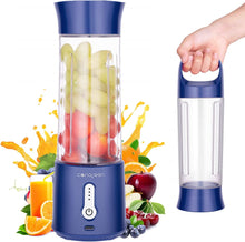 Load image into Gallery viewer, AIKIDS Portable Blender - 17Oz Personal for Smoothies and Shakes Blue